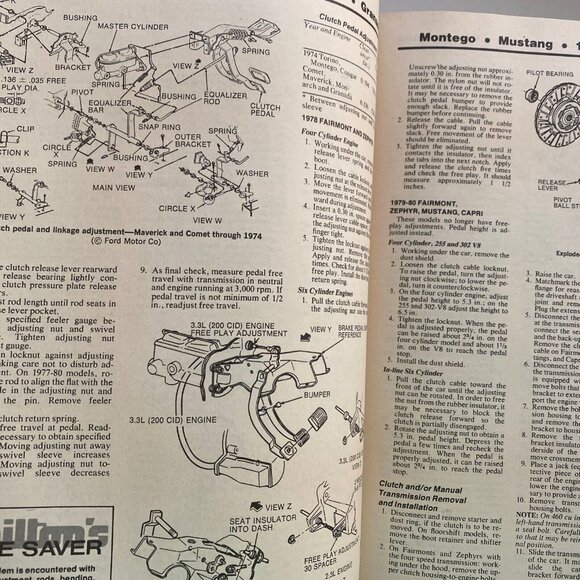 CHILTONS 1981 AUTO CAR REPAIR MANUAL HARD COVER MAINTENANCE STEP BY STEP - Picture 8 of 9